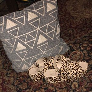 Amuse Society Matisse Leopard Wedges